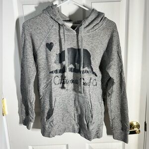 California lightweight grey sweatshirt.